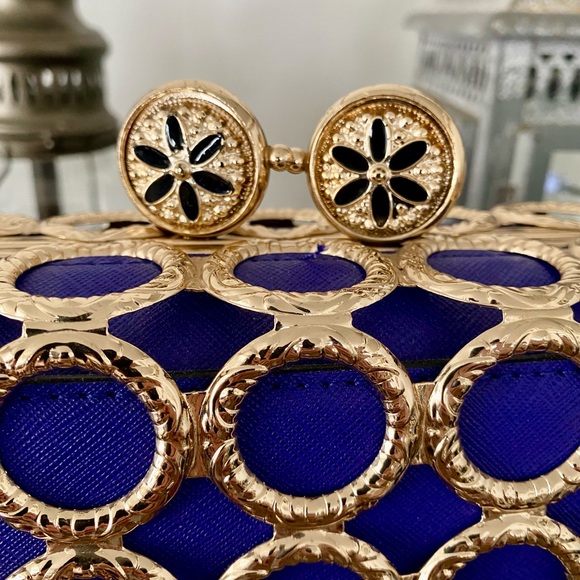 Handbags - Elegant Purple Handbag with Gold Accents 15 inches wide by 13 inches high. NICE.